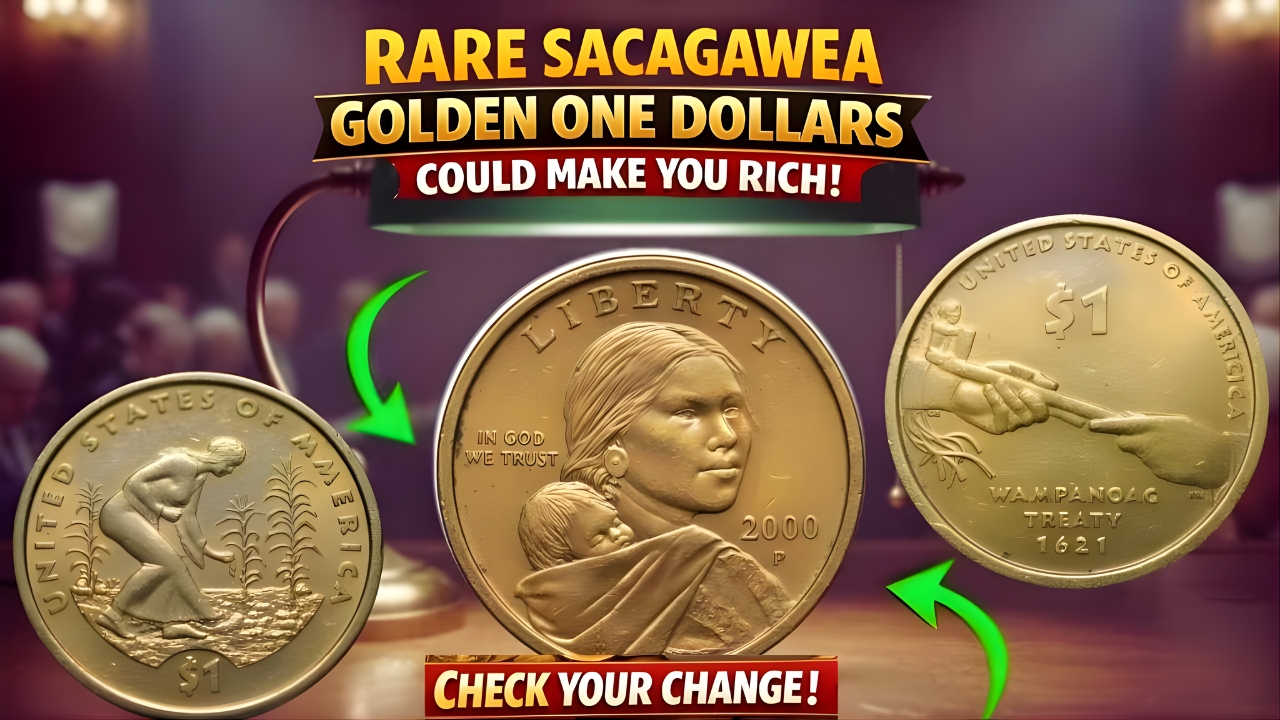 Rare Sacagawea Golden Dollars Worth Thousands – Check Your Change Today