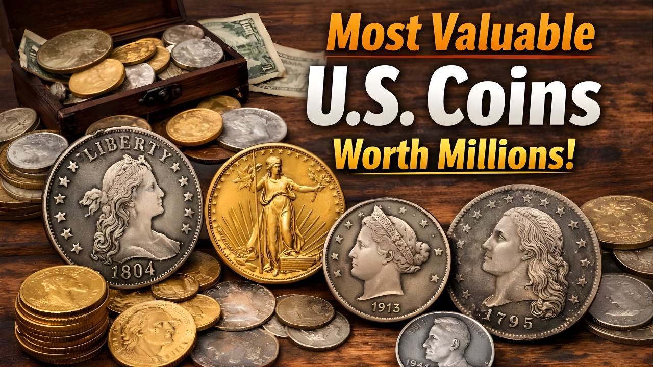 Top 10 Most Valuable U.S. Coins Worth Millions in 2026 – Rare Treasures That Changed History